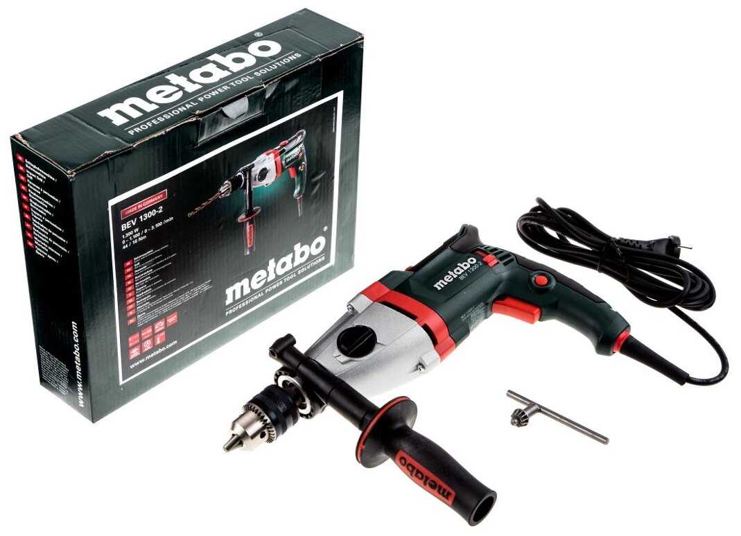 Дрель безударная Metabo BEV 1300-2 (ЗВП) фотография 8