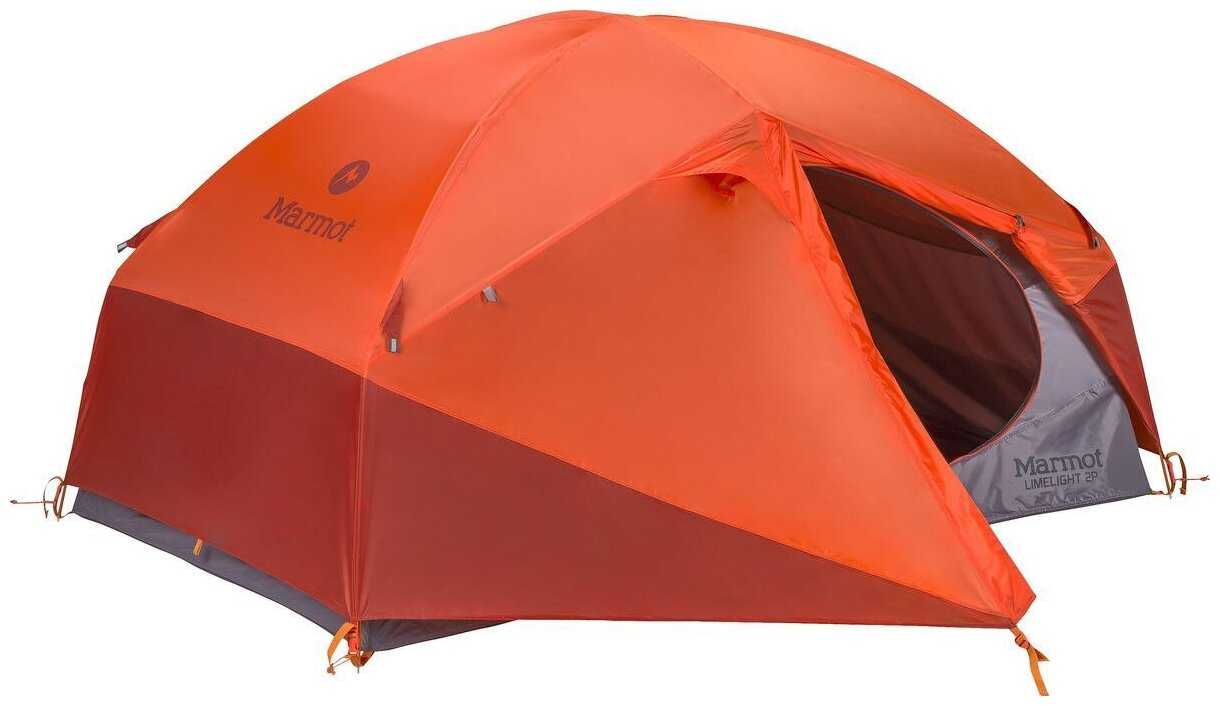 Палатка туристическая 2-местная Marmot Limelight 2P Cinder/Rusted Orange фотография 1