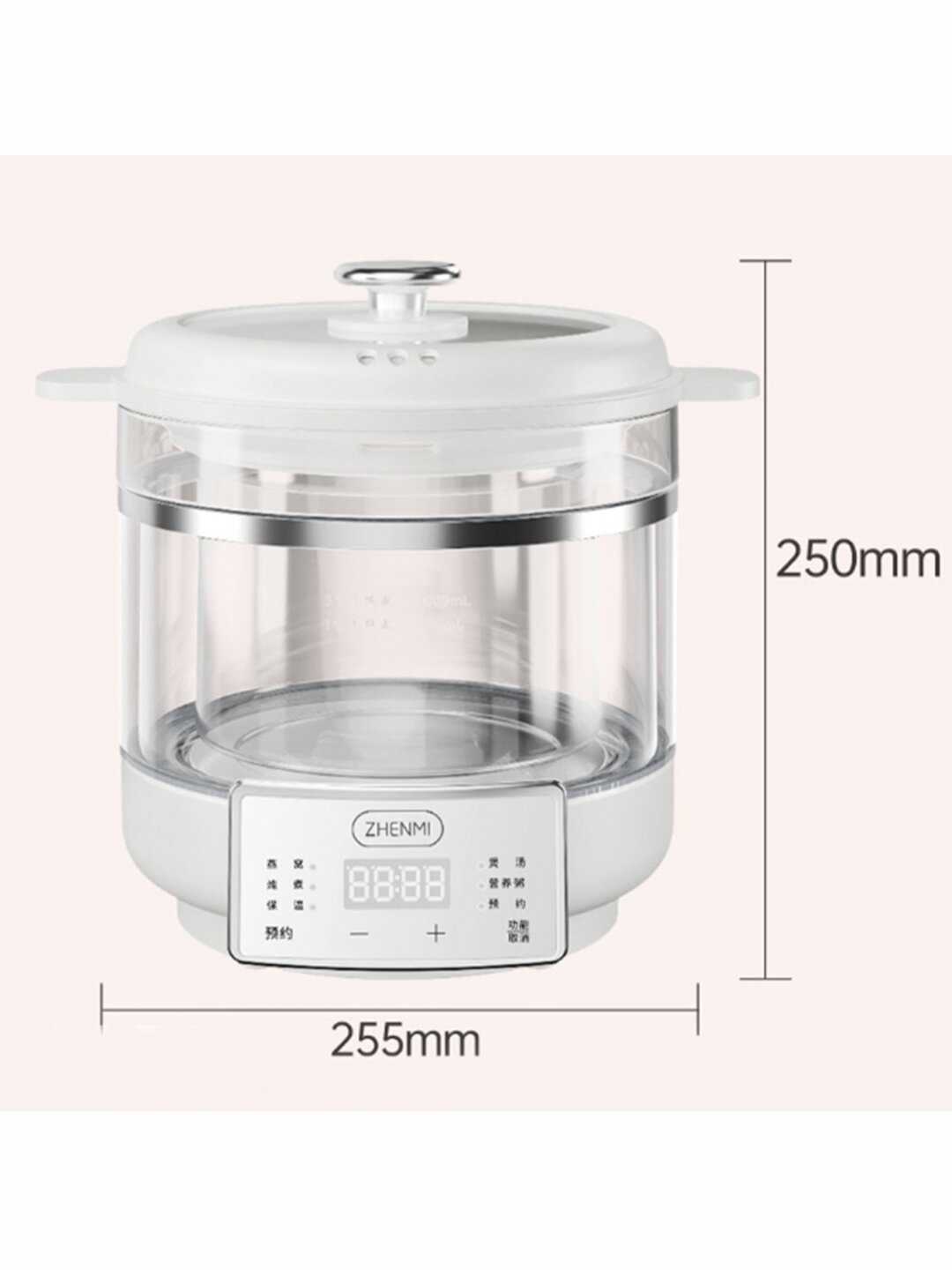 Многофункциональная электрическая кастрюля Xiaomi Zhenmi Visual Water-Proof Stew Pot (ZMDZ-006) фотография 9