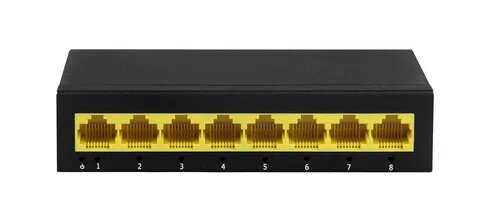 Коммутатор ATIX AT-NS-8G 8 портовый гигабитный неуправляемый фотография 1