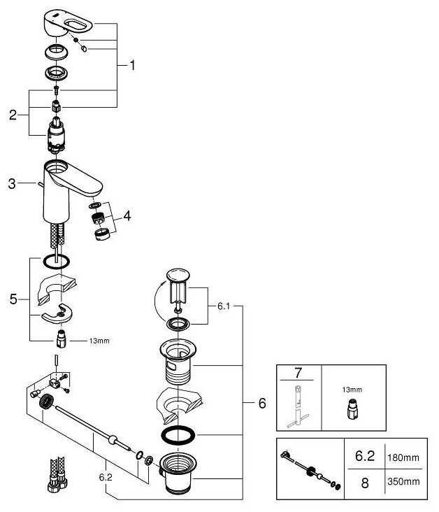 Смеситель Grohe 23335 фотография 10