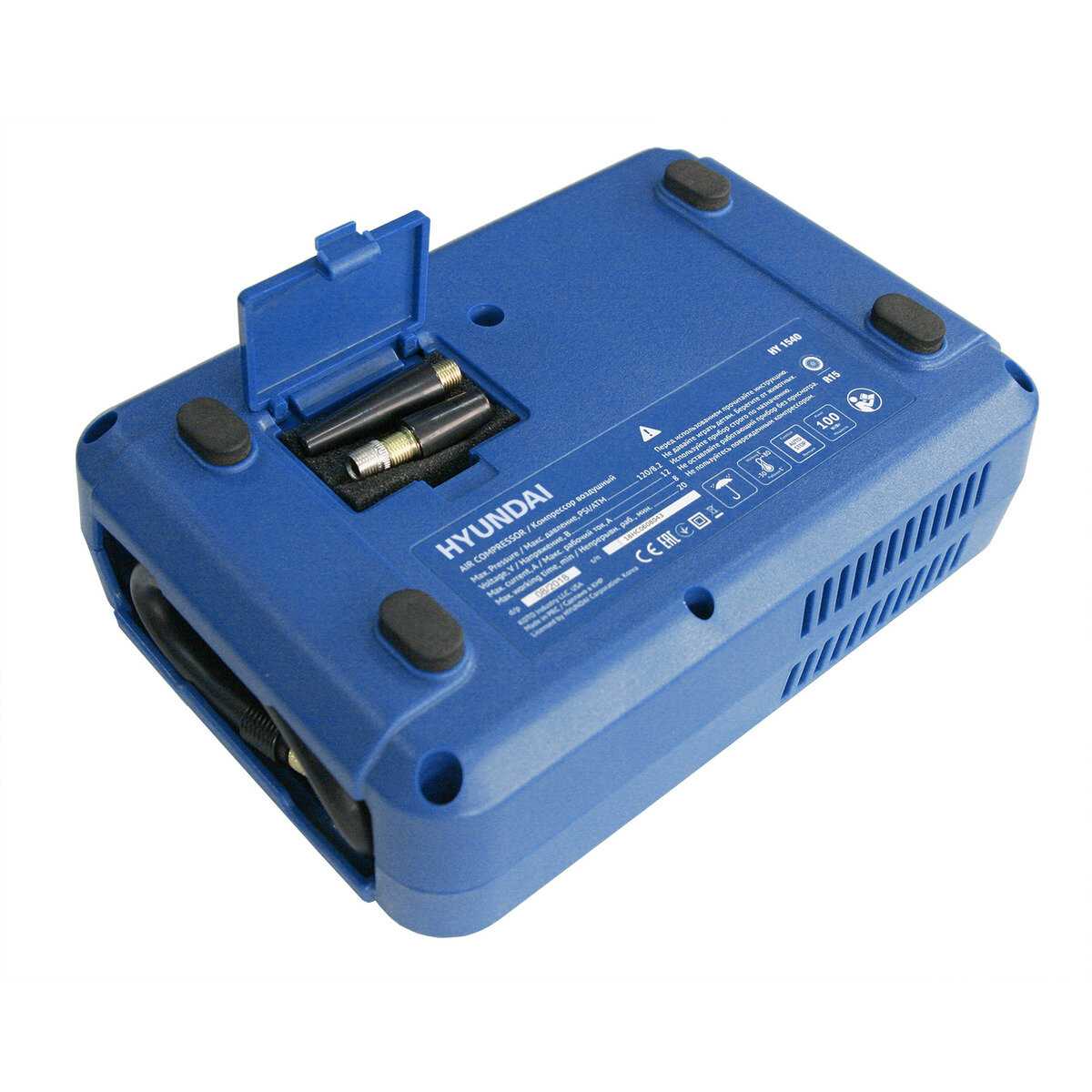 Автомобильный компрессор HYUNDAI HY 1540 [15 л/мин 8.2 атм] фотография 4