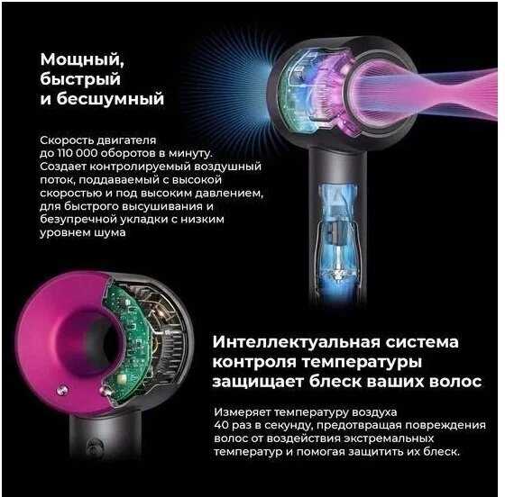 Фен-стайлер для волос Premium качество фотография 8