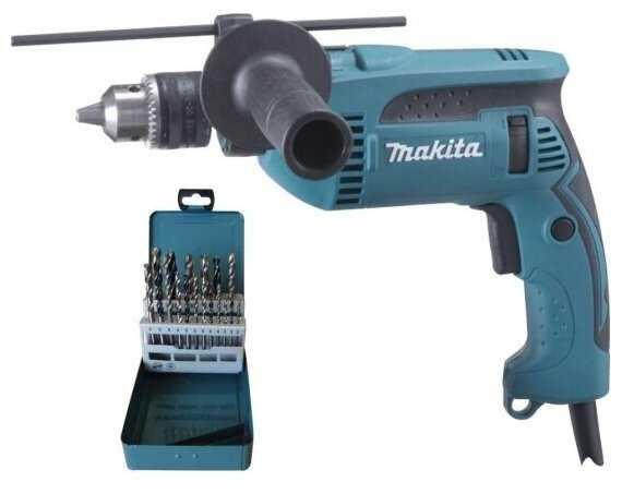 Дрель ударная Makita HP1640X4, 680 Вт фотография 8
