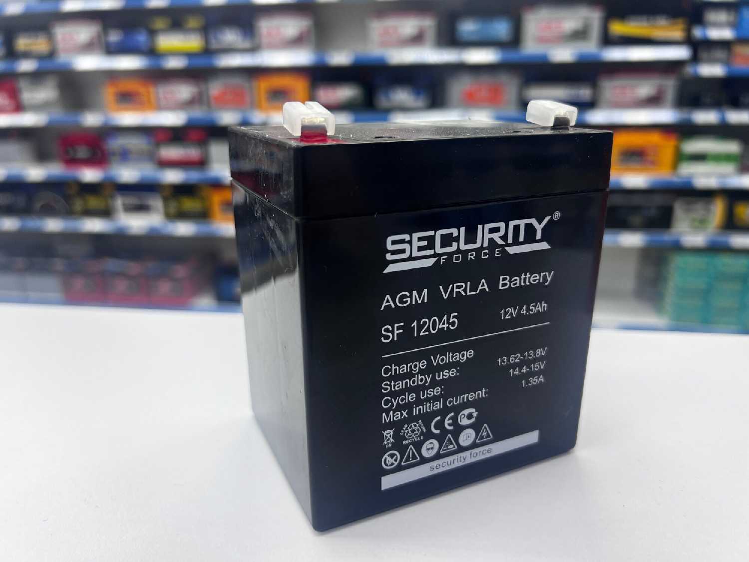 Аккумуляторная батарея Security Force SF 12045 12В фотография 6