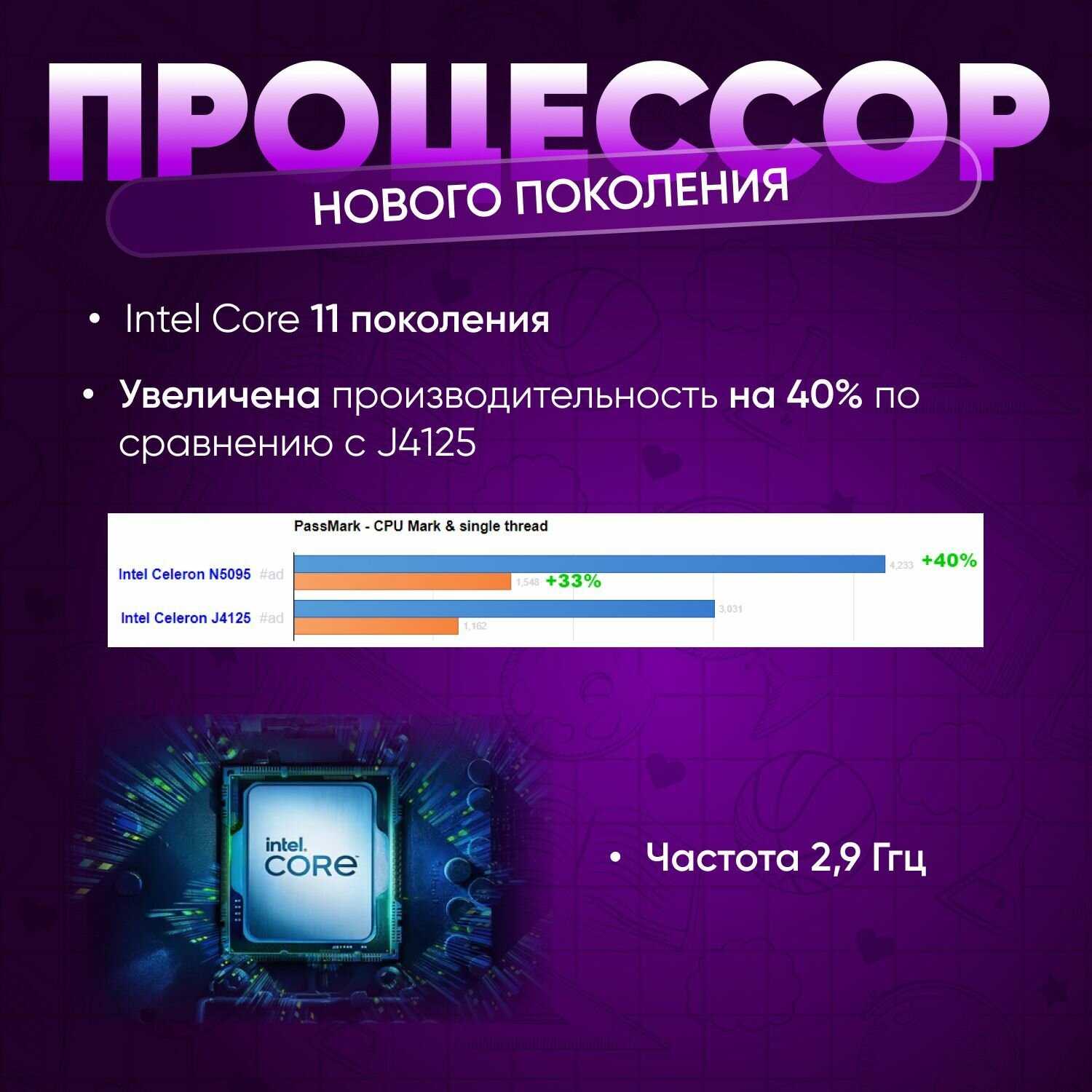 Ноутбук Like Smart Intel N5095, 16GB RAM, 512GB SSD, FullHD IPS 15.6' фотография 3