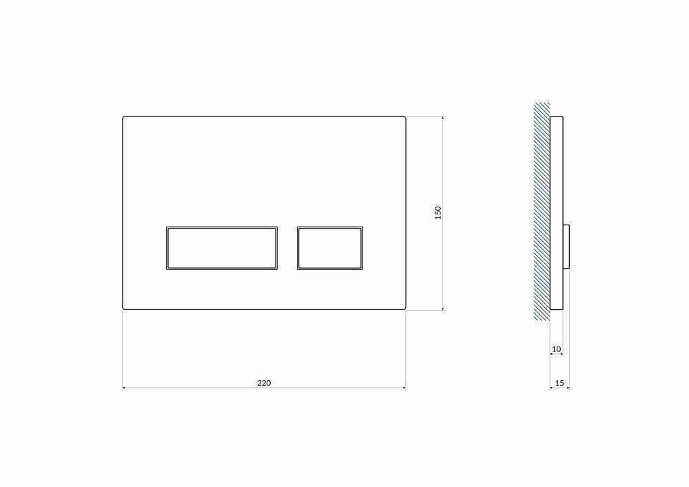 Кнопка смыва Cersanit MOVI (BU-MOV) фотография 13