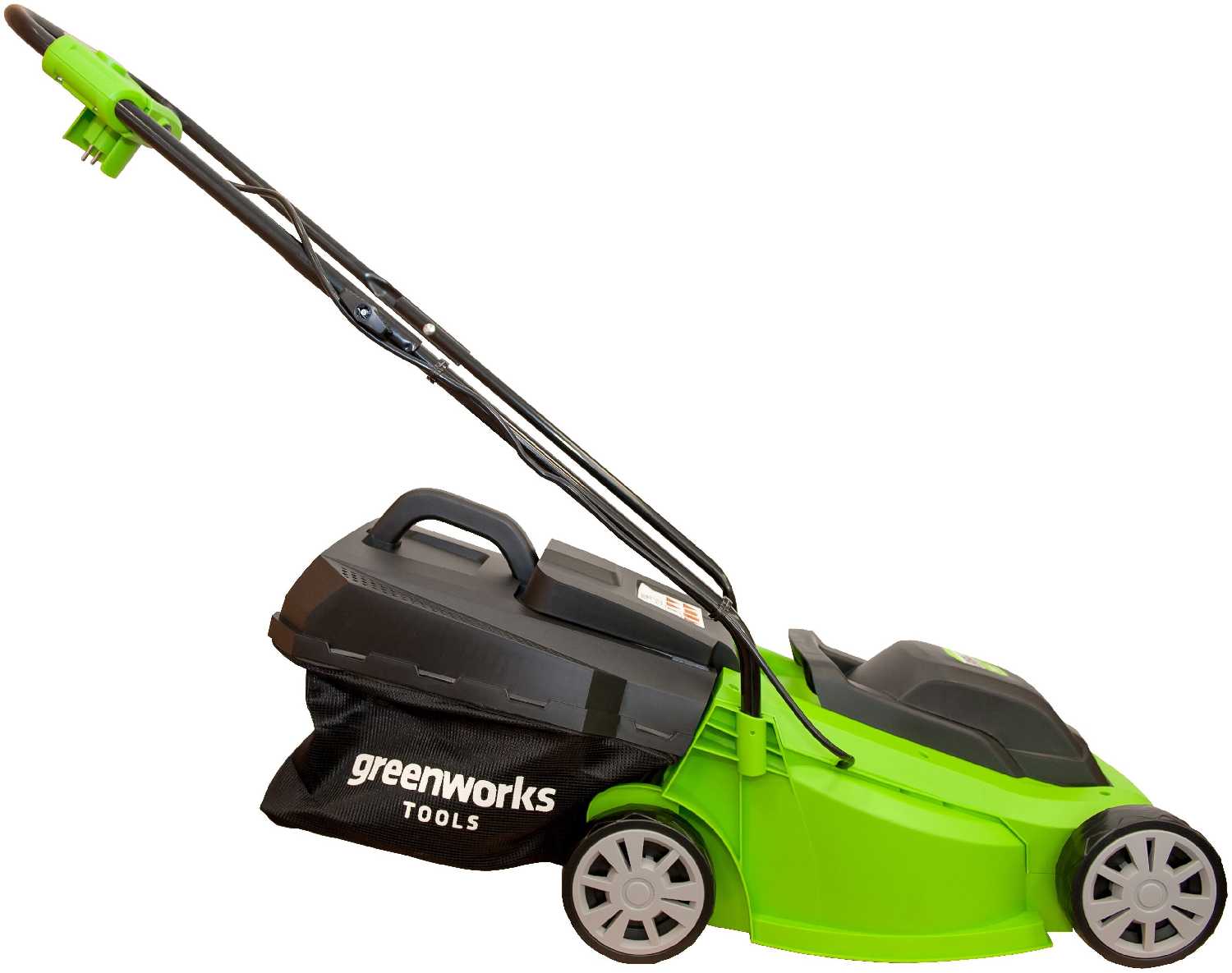 Электрическая газонокосилка Greenworks GLM1232 фотография 2