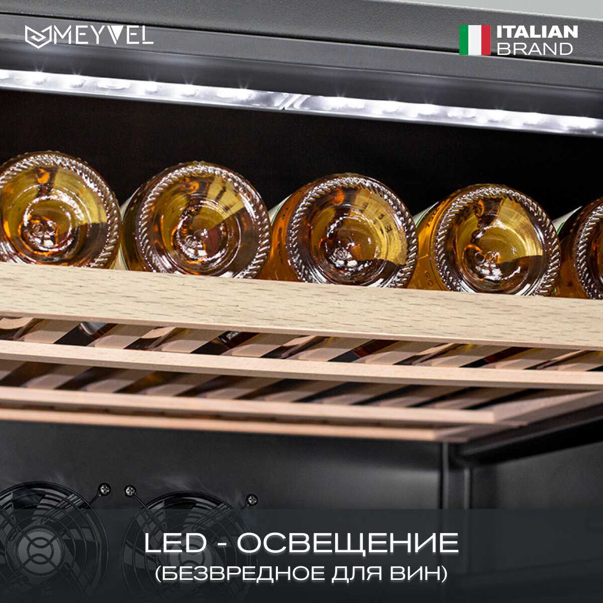 Встраиваемый винный шкаф Meyvel MV116-KBT2 фотография 24