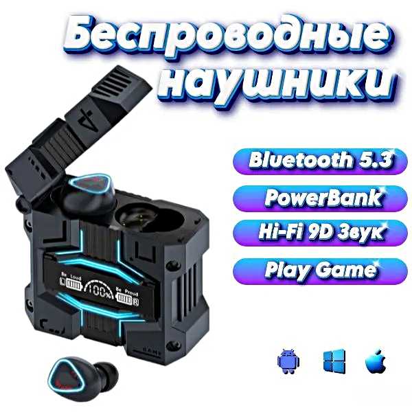 Беспроводные наушники TWS M45 фотография 10