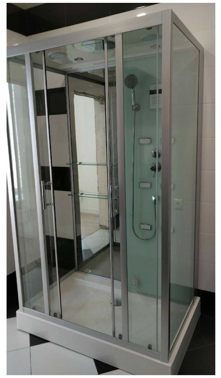 Душевая кабина Frank F-507-1 170x85 с паром фотография 5