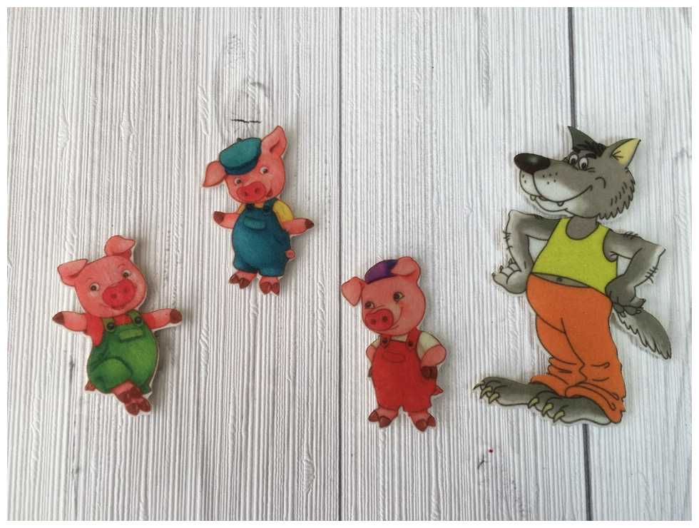 Развивающая игра из фетра на липучках по сказке 
