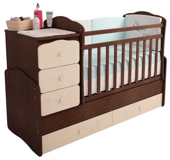 Кроватка Фея 2150 (трансформер), трансформер, поперечный маятник фотография 6