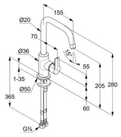 Смеситель Kludi 37024 0565 фотография 5