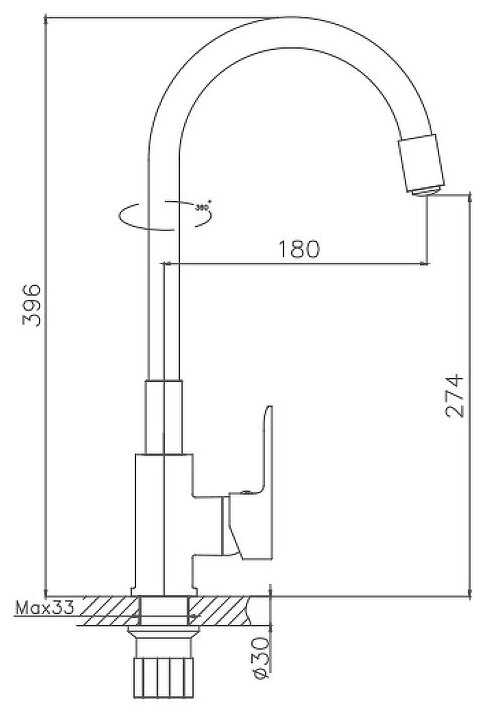 Смеситель Haiba HB70112-12 фотография 1