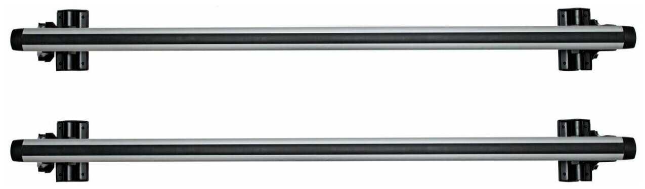Багажник на крышу Фольксваген Джетта 5 2005-2011 седан/ Volkswagen Jetta V 2005-2011 седан с аэро попереченами - комплект дуг и креплений фотография 1