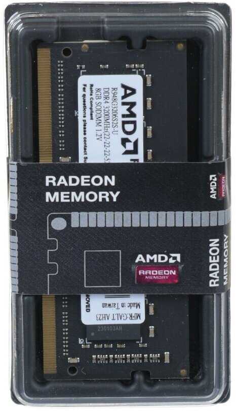 Оперативная память AMD Radeon R9 Gaming Series (R948G3206S2S-U) фотография 6