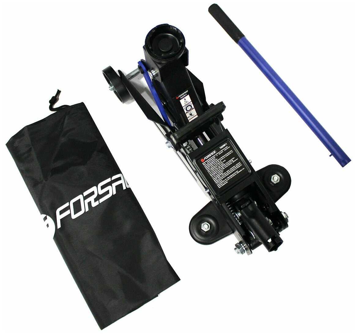 Домкрат Forsage Домкрат подкатной гидравлический для мототехники (F-TH22001CB) фотография 3