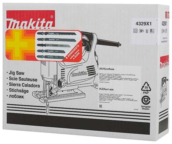 Электролобзик Makita 4329X1, 450 Вт фотография 8