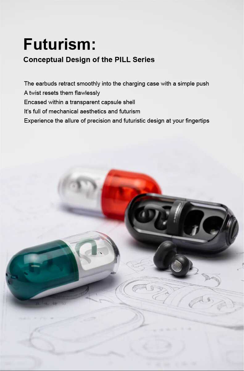 Беспроводные наушники Moondrop PILL фотография 5