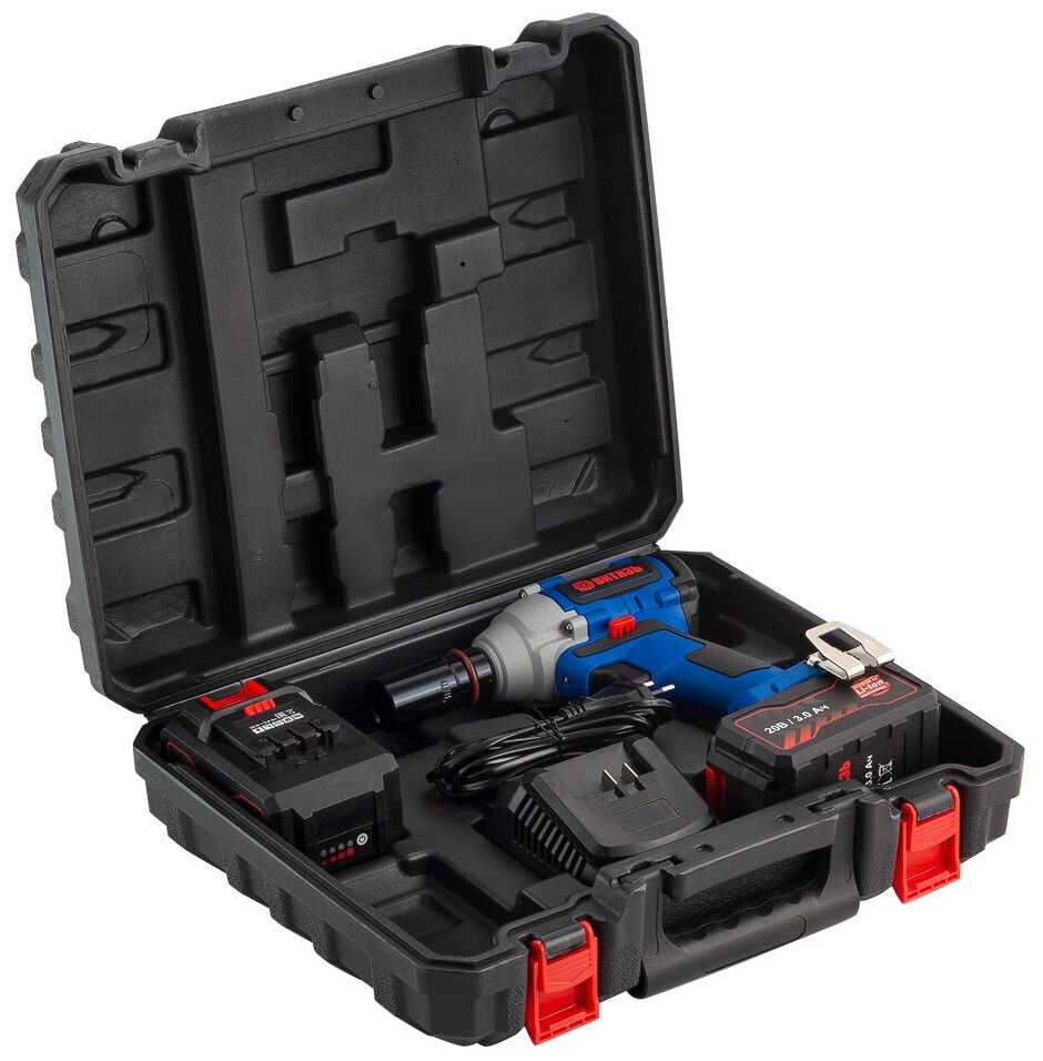 Гайковерт аккумуляторный ударный Витязь ГА-424-1 фотография 3