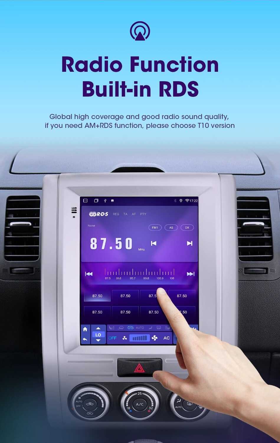 Автомобильная магнитола Srnubi 9,7