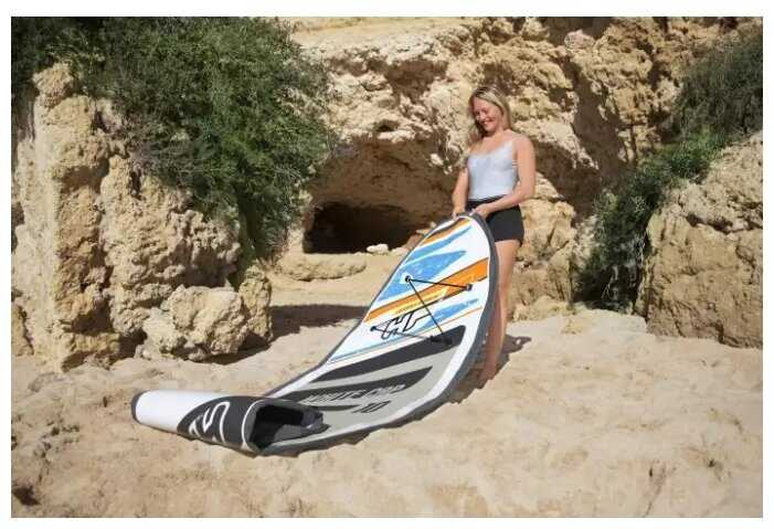 Cап доска SUP board Bestway Hydro-Force White Cap 3,05 м арт. 65342 фотография 17
