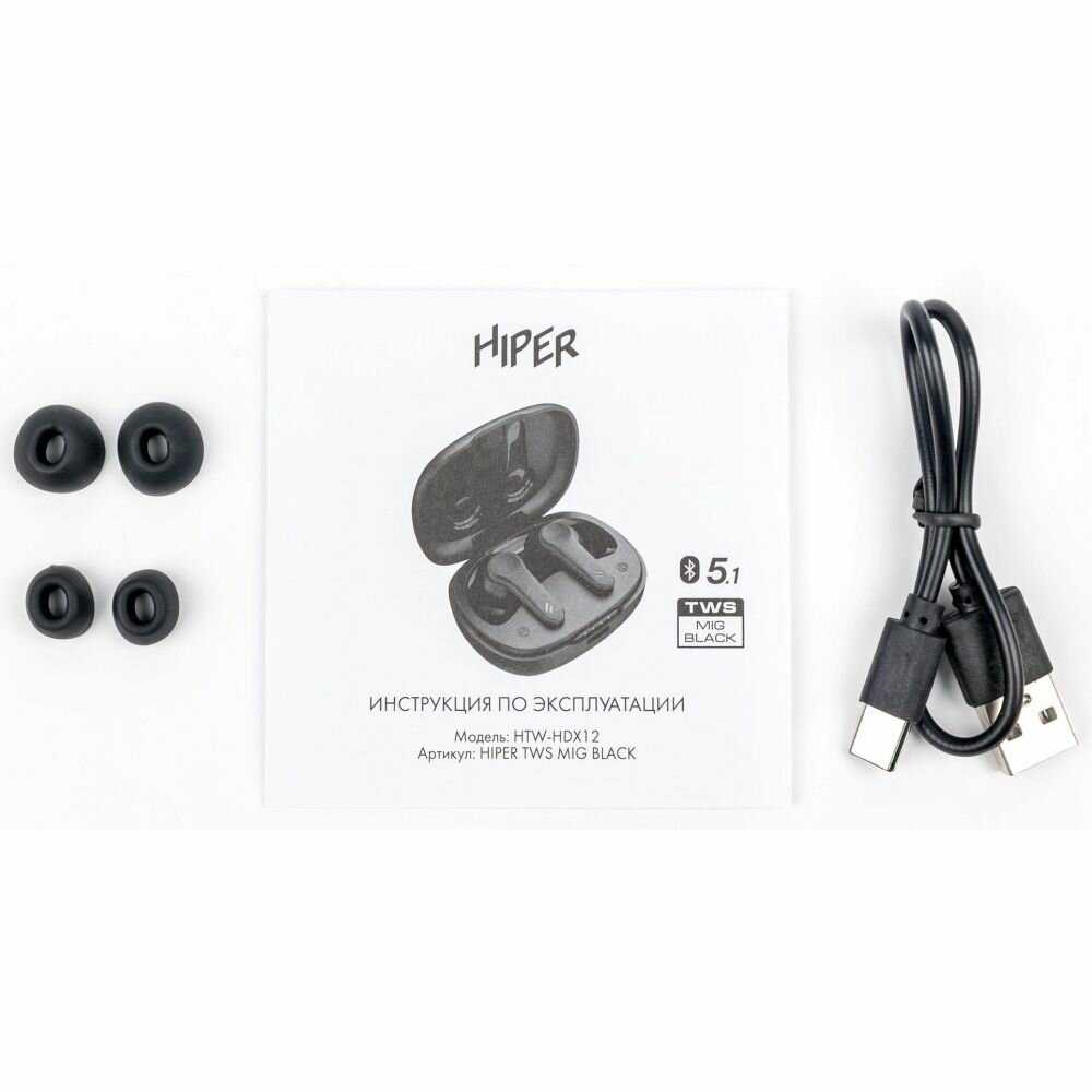 Наушники HIPER MIG HDX12 (htw-hdx12) фотография 11