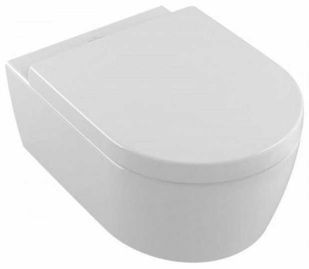 Чаша унитаза подвесная Villeroy & Boch Avento 5656HR01 с горизонтальным выпуском