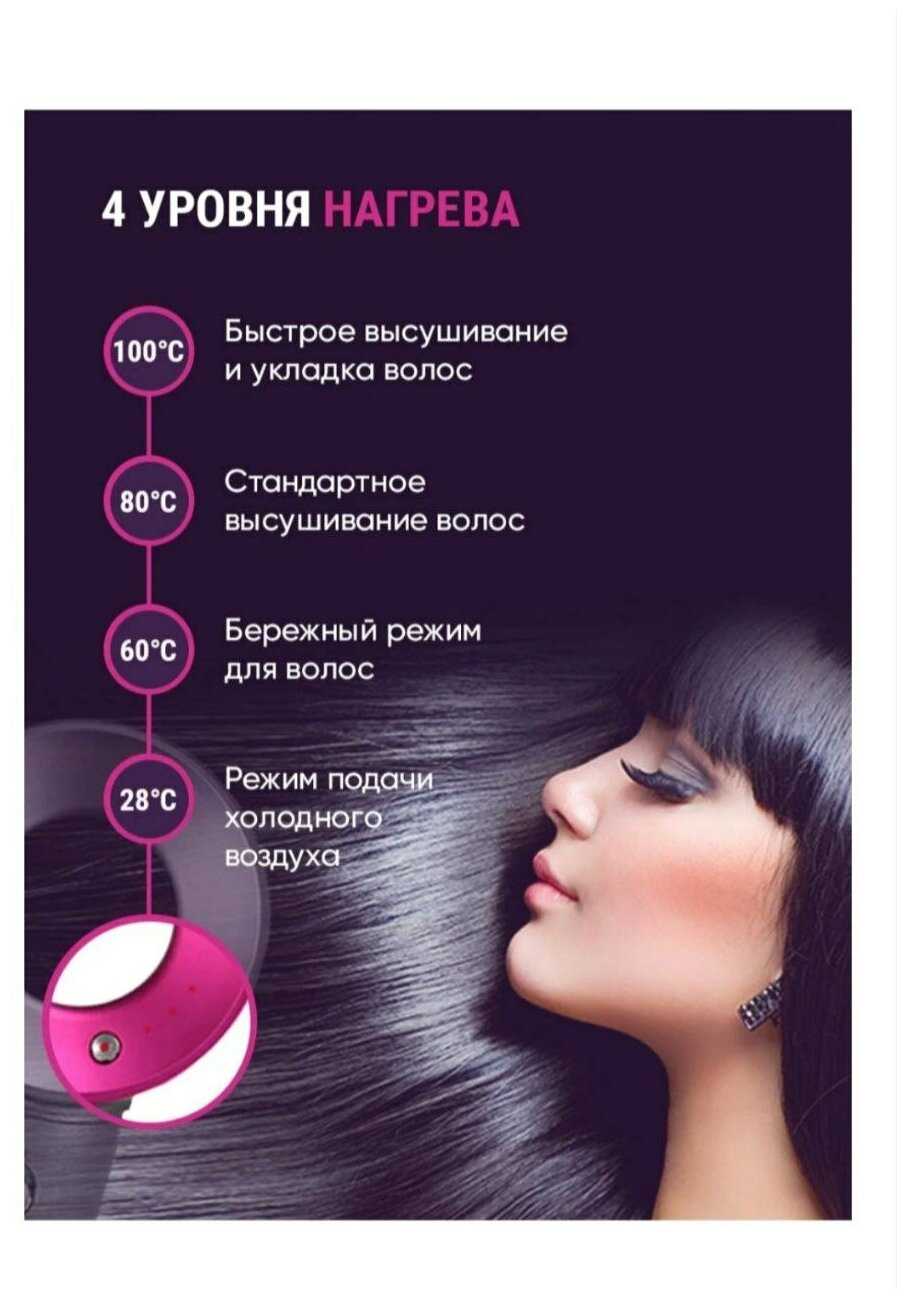 Фен Haifisch Фен для волос с 5 насадками фотография 7