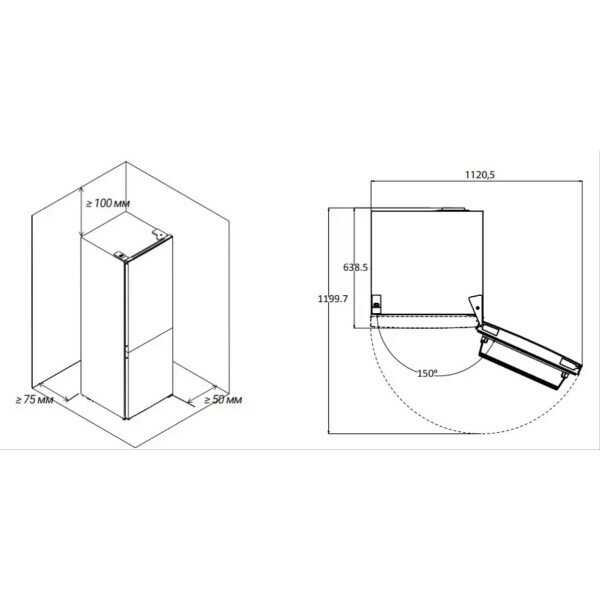 Холодильник NORDFROST RFC 350D NF двухкамерный, Total No Frost фотография 6