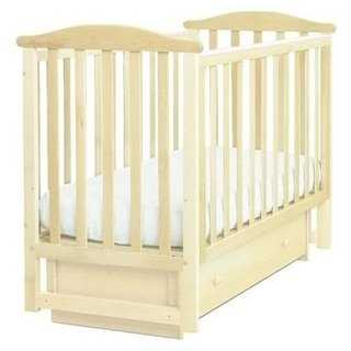 Кроватка ЛЕЛЬ (Кубаньлесстрой) Лютик АБ 15.2, классическая, поперечный маятник фотография 1