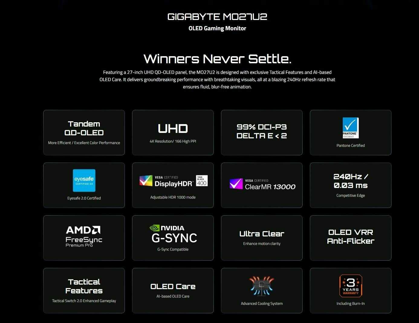 Монитор GIGABYTE MO27U2 фотография 7