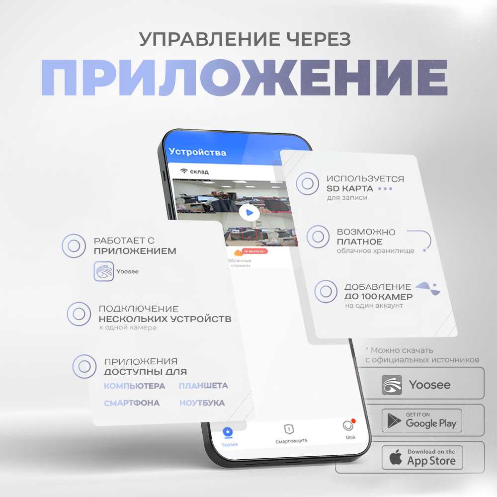 Поворотная камера видеонаблюдения PS-link G100C WIFI фотография 5