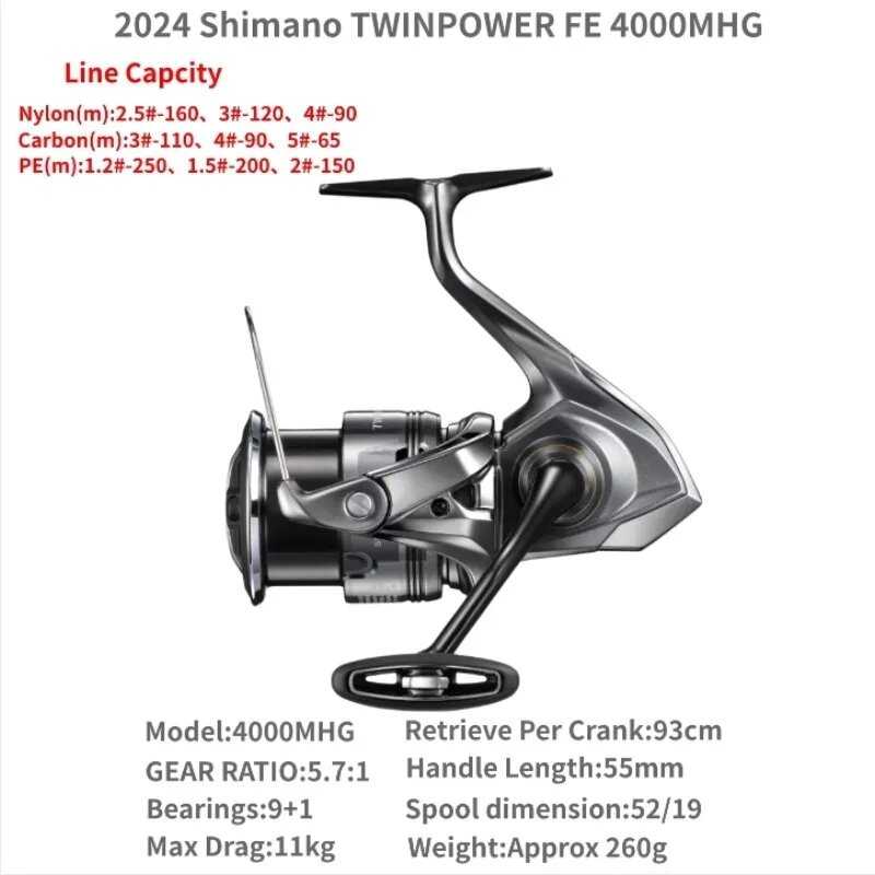 Спиннинговая рыболовная катушка SHIMANO Twin Power (C2500SXG) фотография 21