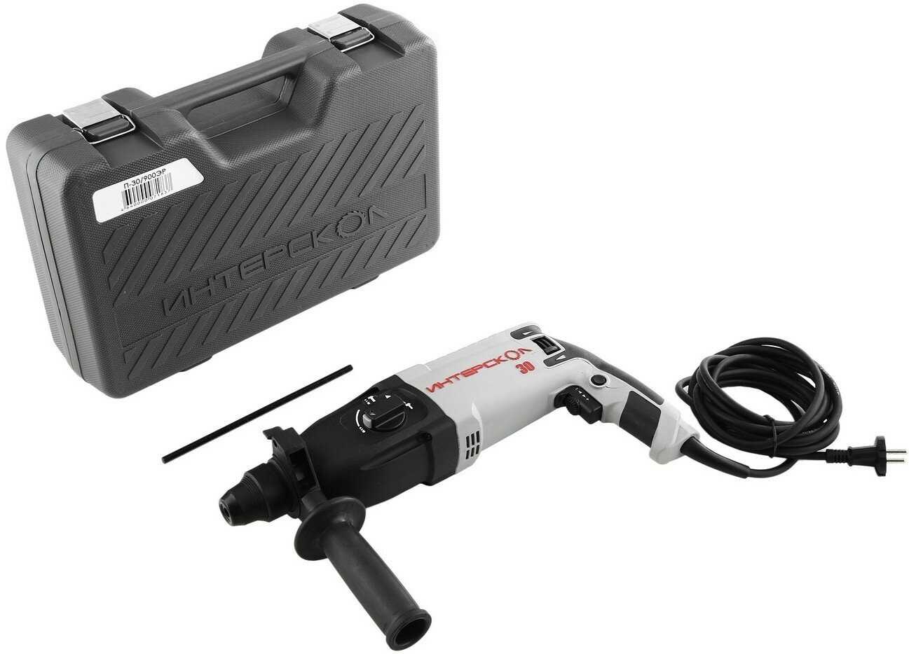 Перфоратор Интерскол П-30/900ЭР (720 Вт) фотография 10