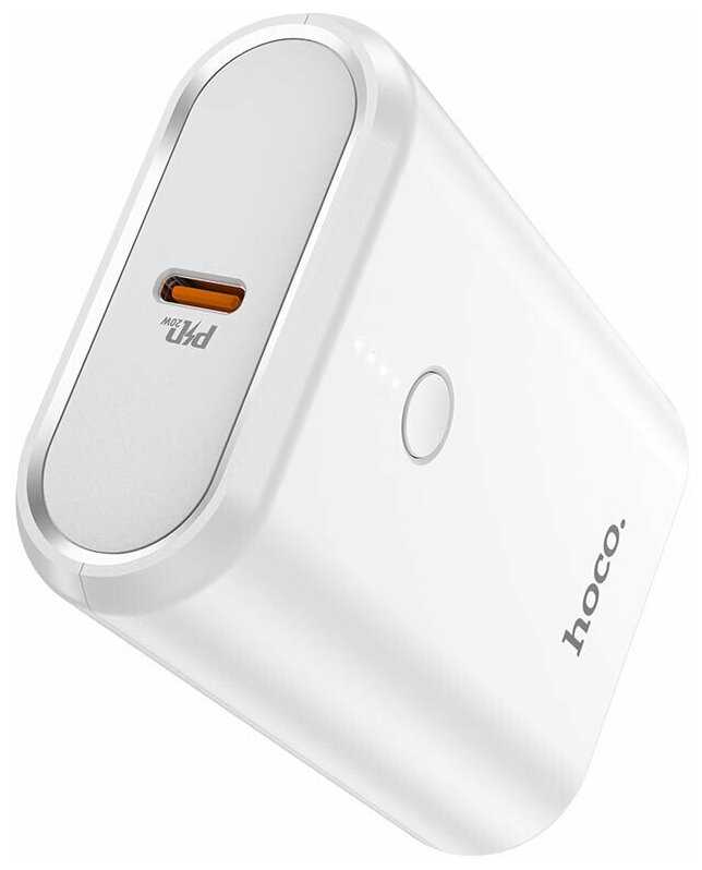 Портативный аккумулятор Hoco Q3 PD20W + QC3.0 10000mAh Белый фотография 2