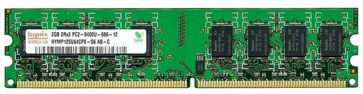 Оперативная память Hynix 2 ГБ DDR2 DIMM (HYMP125U64CP8-S6)