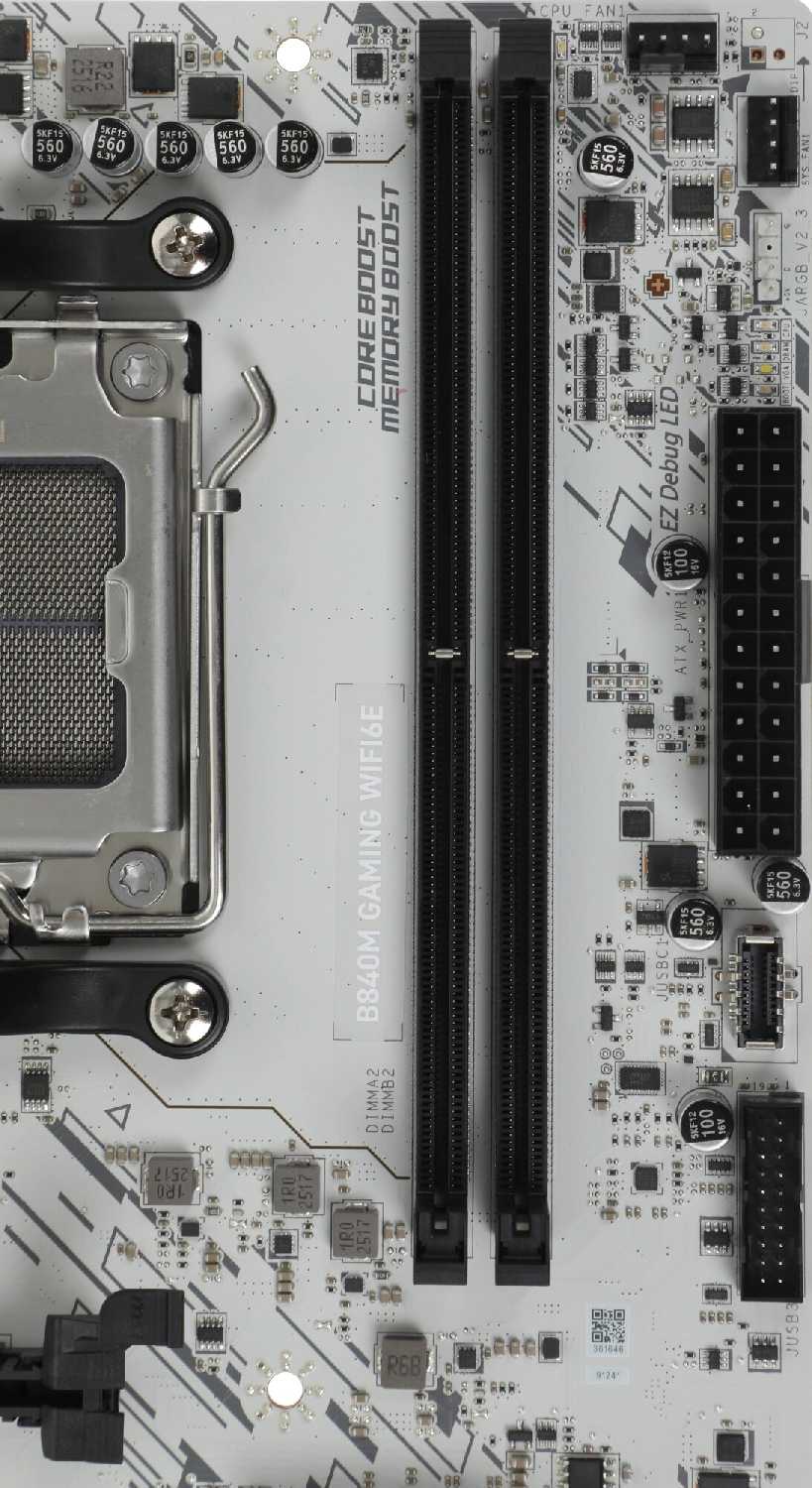 Материнская плата MSI B840M GAMING WIFI6E SocketAM5 [2xDDR5, mATX, 2.5G, HDMI+DP] фотография 2