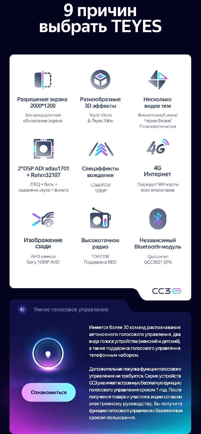 Магнитола TEYES CC3 (128G-F1) фотография 27