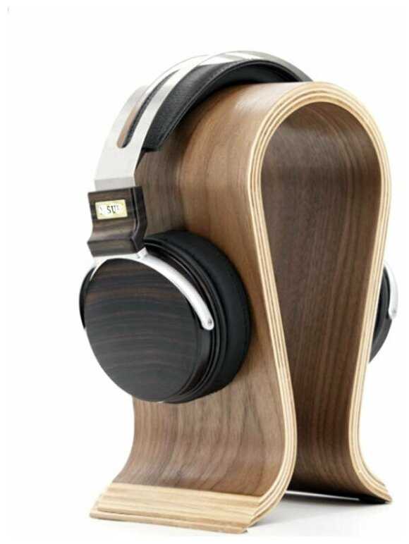 Деревянная подставка для наушников