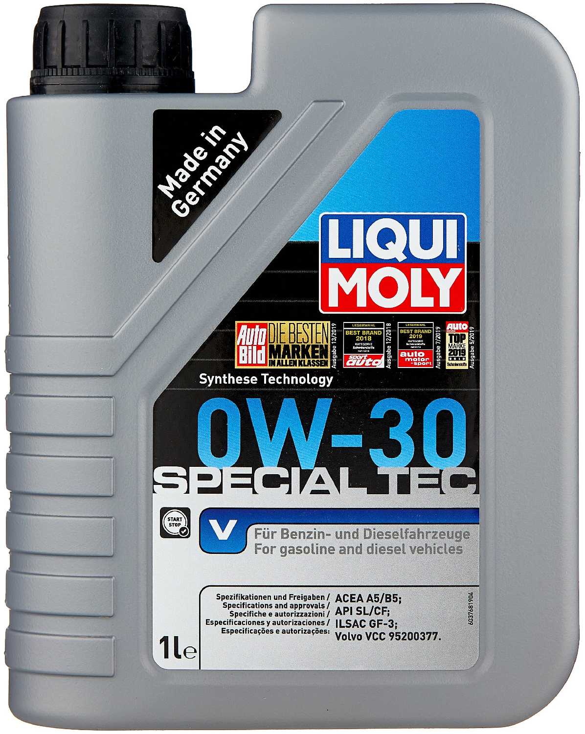 Синтетическое моторное масло LIQUI MOLY Special Tec V 0W-30