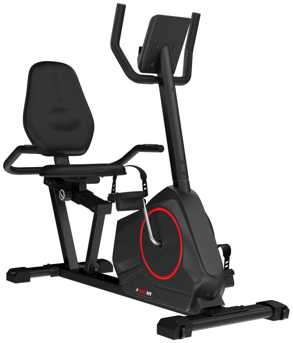 Горизонтальный велотренажер UNIXFIT BR-390Е + набор для фитнеса фотография 8