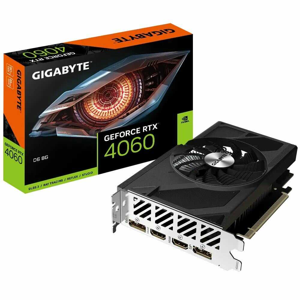 Видеокарта Gigabyte RTX4060 D6 8GB (RTL)
