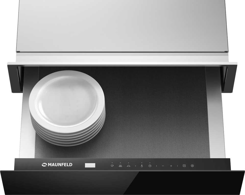 Шкаф для подогрева посуды MAUNFELD MWD22BK фотография 3