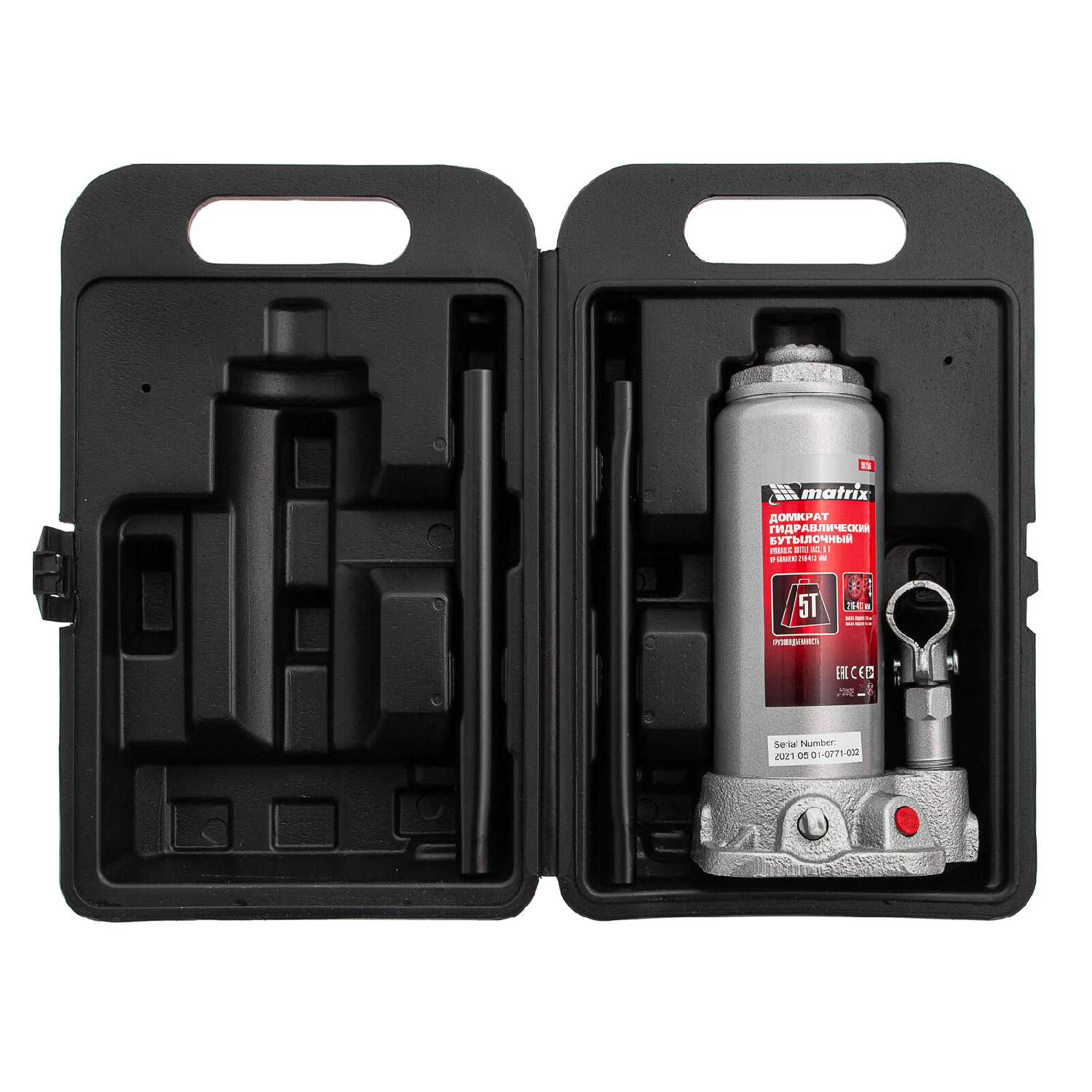 Домкрат бутылочный гидравлический Matrix Домкрат бутылочный гидравлический (50756) фотография 13