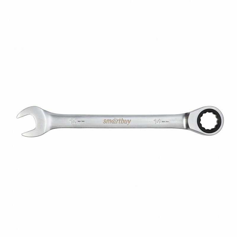 Ключ комбинированный Smartbuy tools Ключ комбинированный с трещоткой на 14 мм (40X)