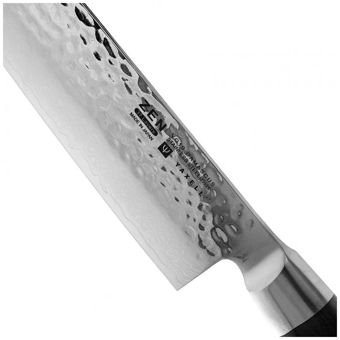 Нож кухонный Kiritsuke 20 см ( 37 слоев) дамасская сталь YAXELL Zen арт. YA35534 фотография 2