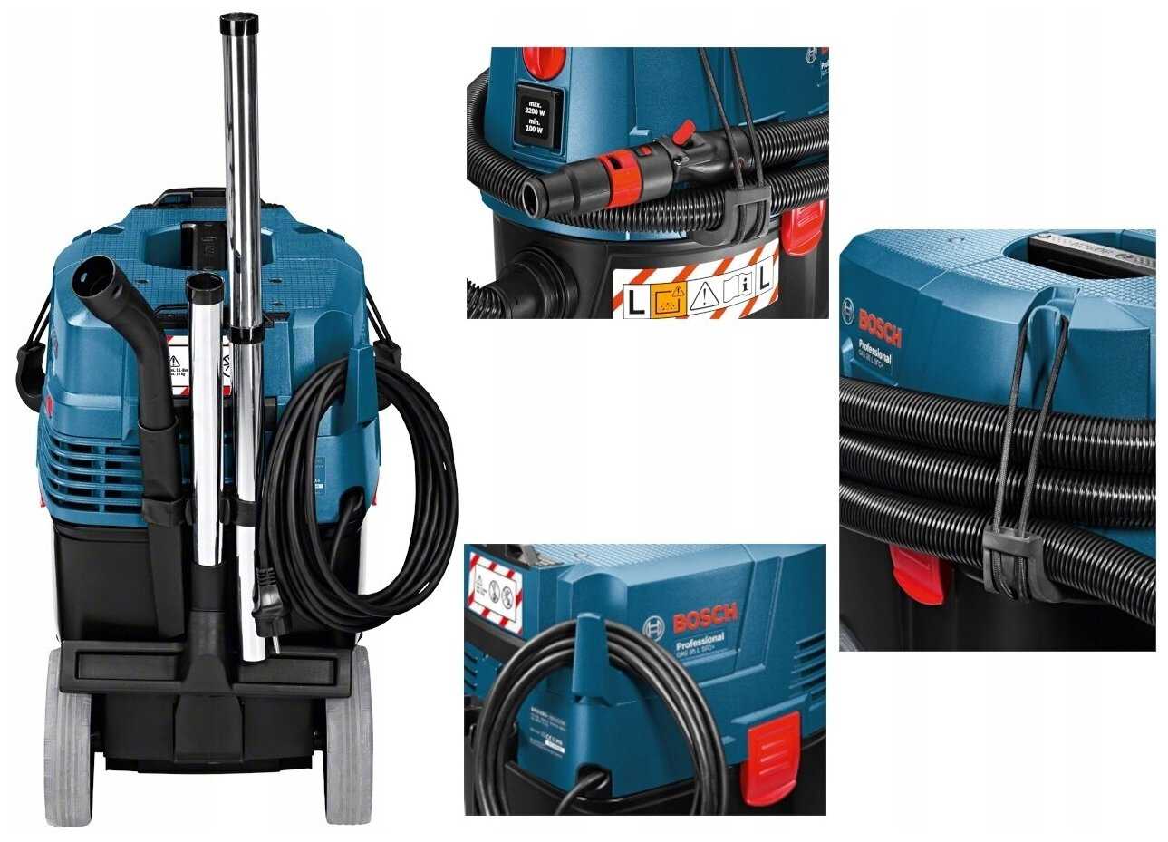 Пылесос промышленный BOSCH GAS 35 L SFC+ фотография 5