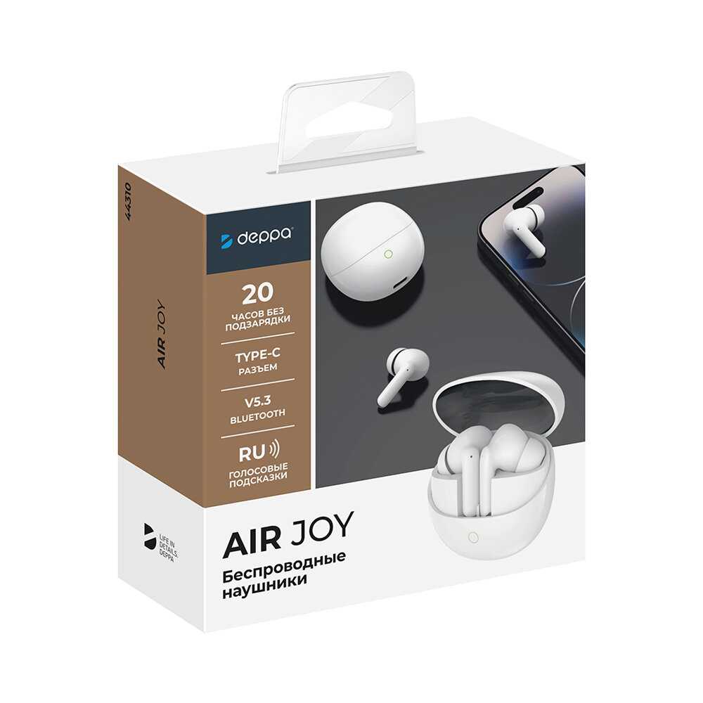 Беспроводные наушники Deppa Air Joy (44310) фотография 6